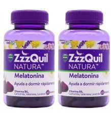 Zzzquil Natura Melatonina 60+60 Gominolas Pack Duplo