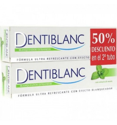 Dentiblanc Blanqueador Extrafresh Menta 100ml + 100ml Duplo Dentiblanc Blanqueador Extrafresh Menta 100ml + 100ml Duplo