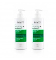 Dercos Oily Anti-Dandruff Shampoo 390ml + 390l Duplo Pack