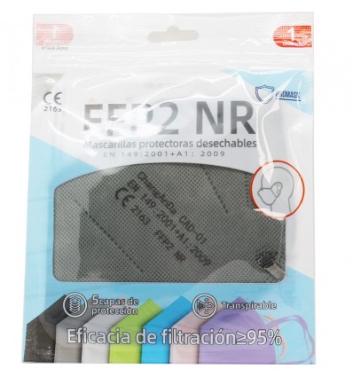 Maske FFP2 NR Promask Grau 1 st