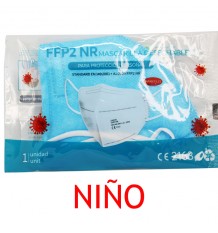 Mascarilla Ffp2 Nr Xique Niño Azul 1 Unidad