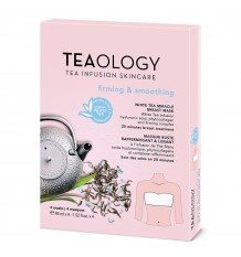 Teaology White Tea Miracle Breast Mask Firming Smooting 60 ml Pack 4 Unidades