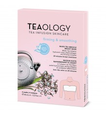 Teaology White Tea Miracle Breast Mask Firming Smooting 60 ml  Pack 4 Unidades