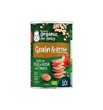 Gerber NutriPuffs Snack Bio de Cereales y Tomate 35g