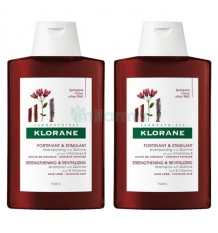 Klorane Shampoo Quinine 400ml + 400ml Duplo Promotion