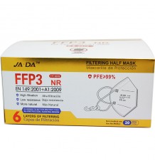 Mascarilla FFP3 NR Jiada 20 Unidades Caja Completa