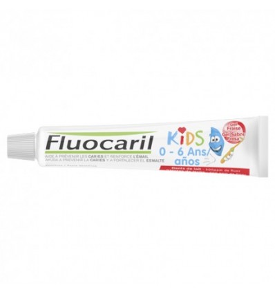 Fluocaril Dentifrice Enfant Saveur Fraise 50 ml