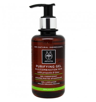 Apivita Gel nettoyant peaux mixtes 200 ml