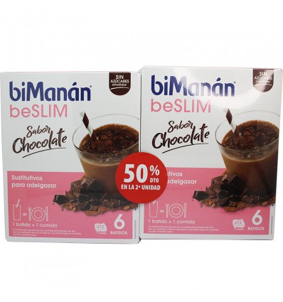 Bimanan Beslim Batido Chocolate 6 + 6 Duplo Promocion