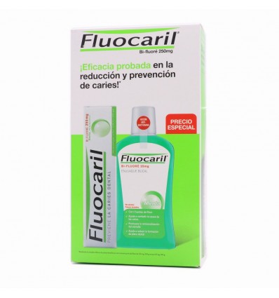 Fluocaril Pack Pasta dentifrica 125ml + Colutorio 500ml