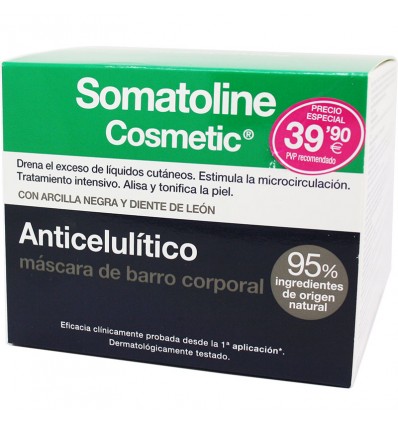 Somatoline Cosmetic Anticelulitico Mascara De Barro Corporal 500g Somatoline Cosmetic Anticelulitico Mascara De Barro Corporal 500g