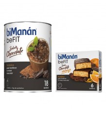 Bimanan Befit Batido Chocolate 540 g 18 Batidos + Befit Barritas Chocolate