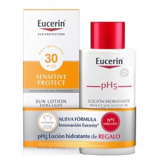 Eucerin Sun 30 Locion Sensitive Protect 150ml + Ph5 Locion 200ml
