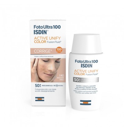 Fotoultra Isdin 100 Active Unify Fusion Fluid Cor 50 ml