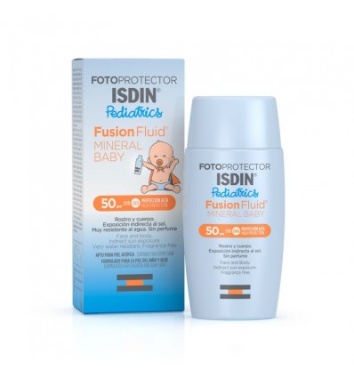 Fotoprotector Isdin Pediatrics Fusion Fluid Mineral Baby 50 50 ml