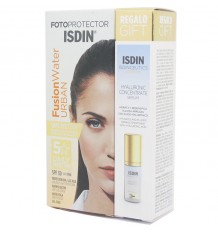 Fotoprotector Isdin Fusion Water Urban Spf 30 50ml + Hyaluronic Concentrate 5ml