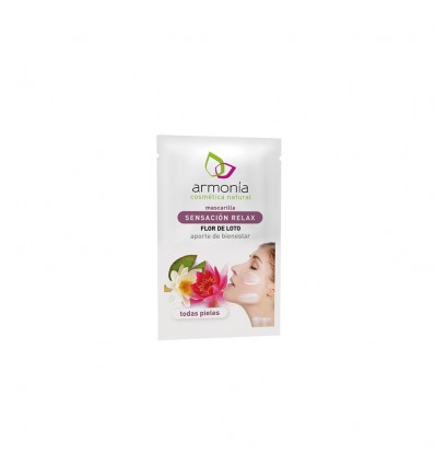 Armonia Mascarilla Sensacion Relax Flor de Loto 1 Sobre