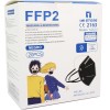 Ffp2 Maske Nr 1MiStore Medium Schwarz 20 Einheiten Volle Box
