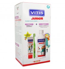 Vitis Junior Pack Gel Dentifrico 75ml + Colutorio 500ml + Cepillo Junior