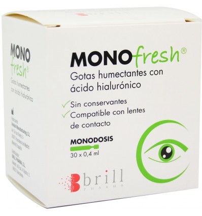 MonoFresh Lagrimas Artificiales 30 Monodosis Hialuronico