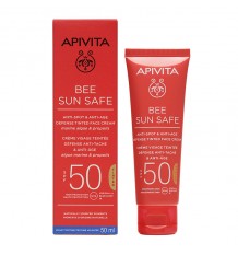 Apivita Bee Sun Safe Crème Solaire Spf50 Anti-Âge Anti-Taches Foncées Couleur 50ml