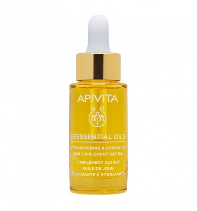 Apivita Beessential Oils Aceite de Dia Fortificante Hidratante 15ml