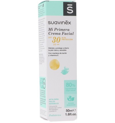 Suavinex Meine erste Gesichtscreme Spf30 Hoher Schutz 50 ml