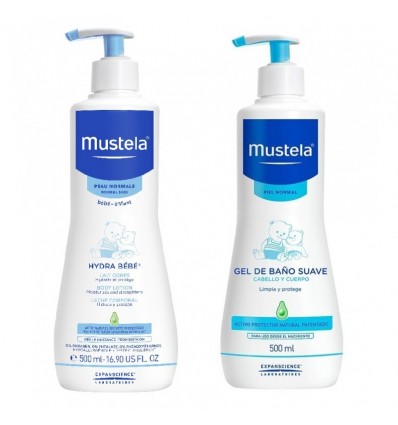 Mustela Hydra Bebe 500ml + Gel Lavante 500ml