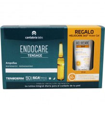 Endocare Tensage Ampollas 20 Unidades + Heliocare Water gel 15 ml