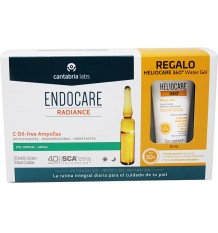 Endocare Radiance C Oil Free 30 Ampollas + Heliocare Water gel 15 ml