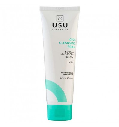 Mousse nettoyante Usu Cosmetics avec Cica Ph 5.5 120ml