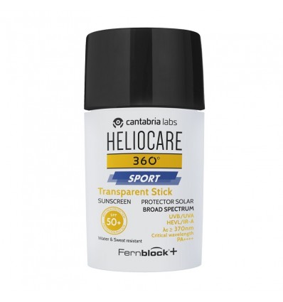 Heliocare 360 Sport Transparent Stick 25g