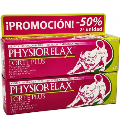 Physiorelax Forte 75ml + 75ml Duplo economies