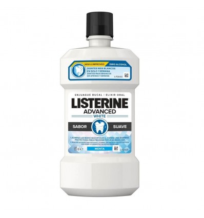 Listerine Advanced White Sabor Suave 500 ml