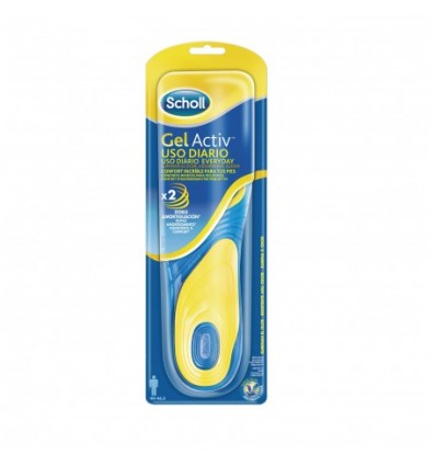 Scholl Plantillas Gel Activ de Uso Diario Hombre Talla 40-46.5