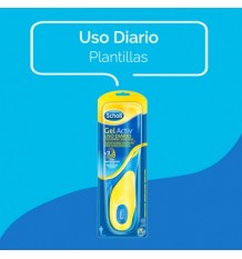 Scholl Plantillas Gel Activ de Uso Diario Hombre Talla 40-46.5