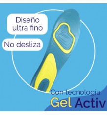 Scholl Plantillas Gel Activ de Uso Diario Hombre Talla 40-46.5