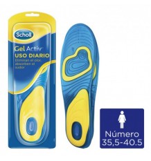 Scholl Plantillas Gel Activ de Uso Diario Mujer Talla 35,5-40,5