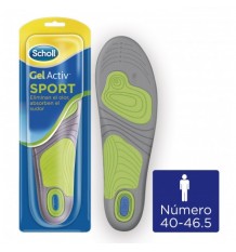 Scholl Plantillas Gel Activ Sport Hombre 1 par Talla 40-46,5