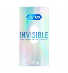 Durex Preservativo Invisible Sensitivo 12 unidades