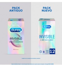 Durex Preservativo Invisible Sensitivo 12 unidades