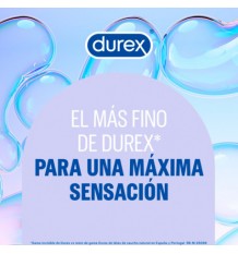 Durex Preservativo Invisible Sensitivo 12 unidades