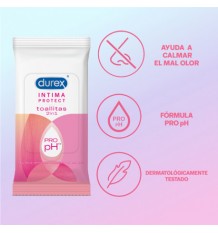 Durex Intima Protect Toallitas 20 Unidades