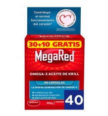 Megared Omega 3 Aceite de Krill 30 capsulas + 10 Capsulas