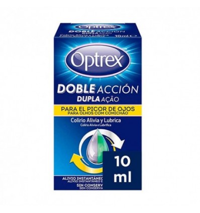 Optrex Doble Acción Picor de Ojos 10ml Optrex Doble Acción Picor de Ojos 10ml