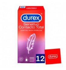 Préservatifs Durex Total contact 12 unités