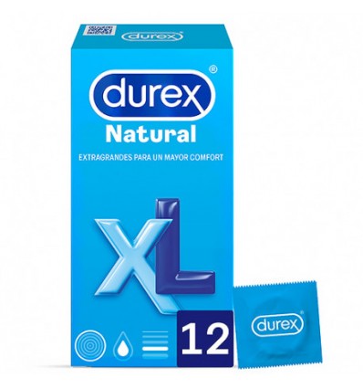 Durex Preservativos Natural XL 12 unidades