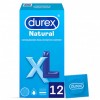 Durex Condoms Natural XL 12 units
