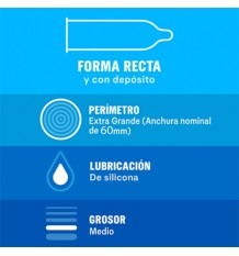 Durex Preservativos Natural XL 12 unidades