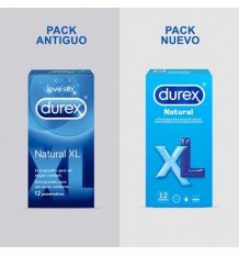 Durex Preservativos Natural XL 12 unidades